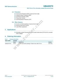 UBA20270T/1 Datasheet Page 2