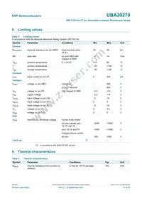 UBA20270T/1 Datasheet Page 17