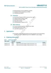 UBA20272T/1 Datasheet Page 2