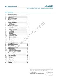 UBA2028T/N1 Datasheet Page 23