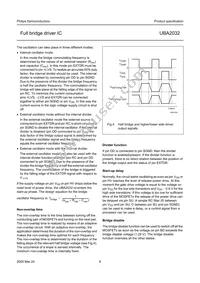 UBA2032TS/N2 Datasheet Page 6
