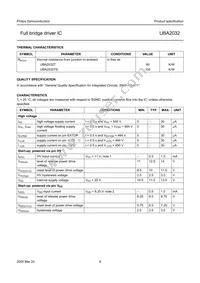 UBA2032TS/N2 Datasheet Page 9