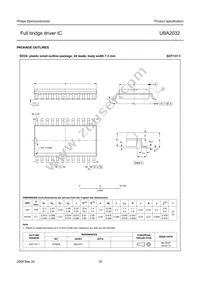 UBA2032TS/N2 Datasheet Page 16