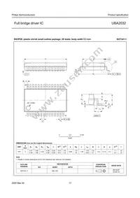 UBA2032TS/N2 Datasheet Page 17