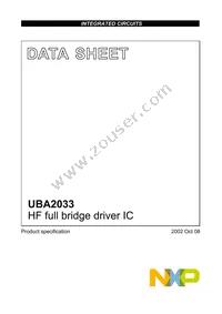 UBA2033TS/N2,118 Cover