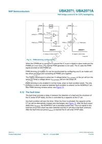 UBA2071TS/N1 Datasheet Page 17