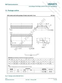 UBA2072TS/N1 Datasheet Page 21