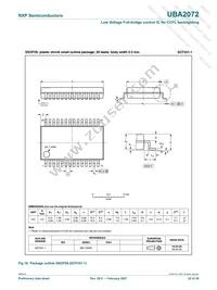 UBA2072TS/N1 Datasheet Page 22