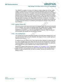 UBA2074ATS/N1 Datasheet Page 17