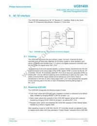 UCB1400BE Datasheet Page 6