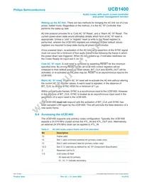 UCB1400BE Datasheet Page 14