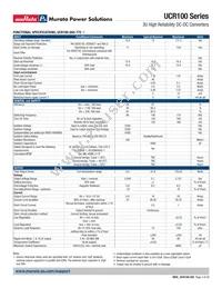 UCR100-240-T72-V-C Datasheet Page 3