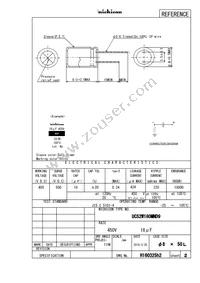 UCS2W180MND9 Datasheet Cover