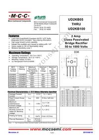 UD2KB100-BP Datasheet Cover