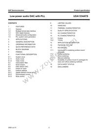 UDA1334ATS/N2 Datasheet Page 2