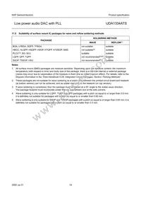 UDA1334ATS/N2 Datasheet Page 19