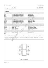 UDA1334BT/N2 Datasheet Page 6