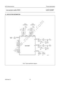 UDA1334BT/N2 Datasheet Page 16