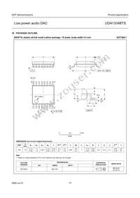 UDA1334BTS/N2 Datasheet Page 17