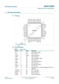 UDA1338H/N1 Datasheet Page 5