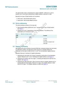 UDA1338H/N1 Datasheet Page 16