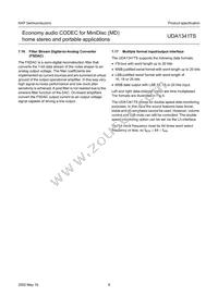 UDA1341TS/N1 Datasheet Page 9