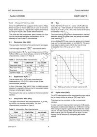 UDA1342TS/N1 Datasheet Page 9