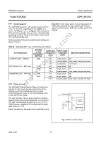 UDA1342TS/N1 Datasheet Page 12