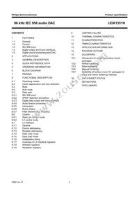 UDA1351H/N1 Datasheet Page 2