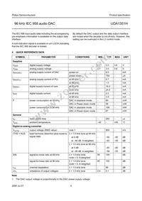 UDA1351H/N1 Datasheet Page 4