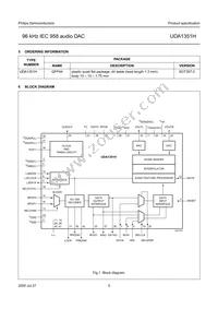 UDA1351H/N1 Datasheet Page 5