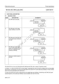 UDA1351H/N1 Datasheet Page 9