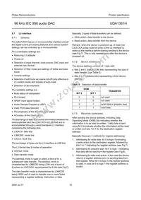 UDA1351H/N1 Datasheet Page 16