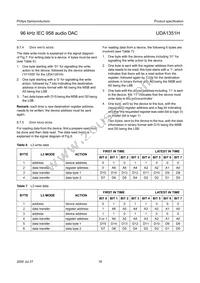 UDA1351H/N1 Datasheet Page 18