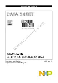 UDA1352TS/N3 Datasheet Cover