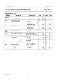 UDA1361TS/N1 Datasheet Page 3