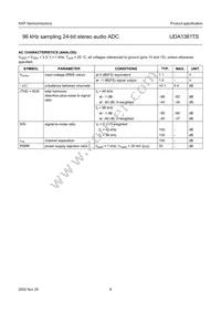 UDA1361TS/N1 Datasheet Page 9