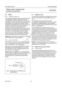 UDA1380TT/N2 Datasheet Page 16