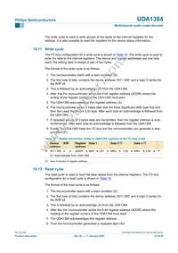 UDA1384H/N1 Datasheet Page 22