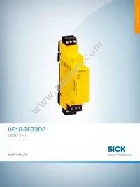 UE10-2FG3D0 Datasheet Cover