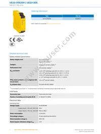 UE10-3OS2D0 Datasheet Page 2