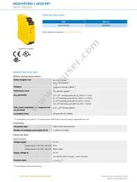 UE10-4XT3D2 Datasheet Page 2