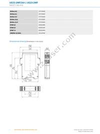 UE23-2MF2A4 Datasheet Page 4