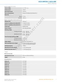 UE23-3MF2D2 Datasheet Page 3