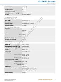 UE43-2MF2D2 Datasheet Page 3