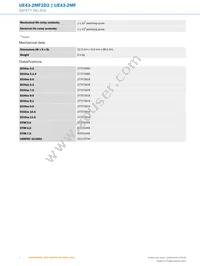 UE43-2MF2D2 Datasheet Page 4