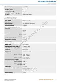UE43-2MF3D2 Datasheet Page 3