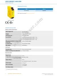 UE43-3AR3D2 Datasheet Page 2