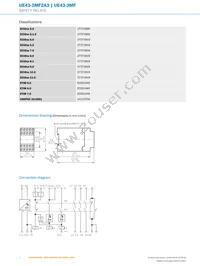 UE43-3MF2A3 Datasheet Page 4