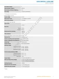 UE43-3MF2D3 Datasheet Page 3